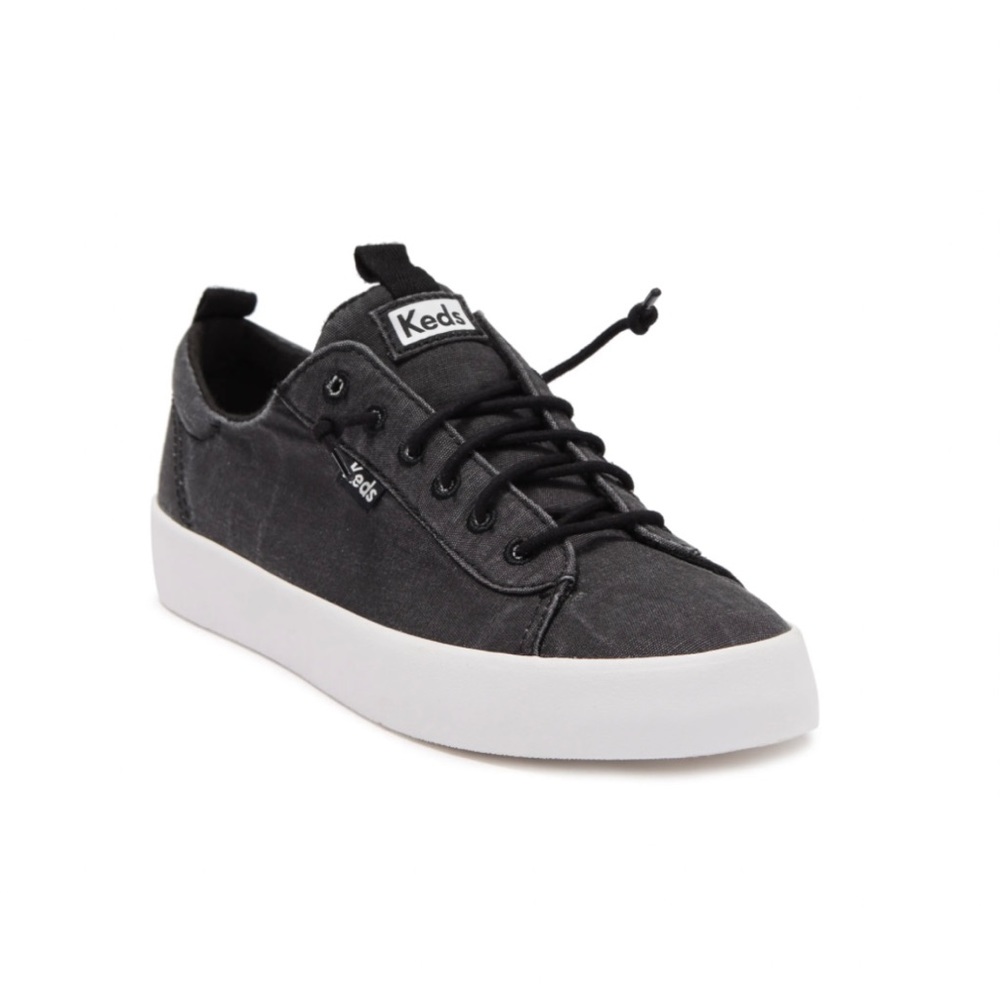 Womens Keds Lace-up Sneaker, Black 9.5